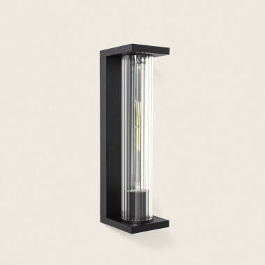 Luton Aluminium & Glass Outdoor Wall Lamp