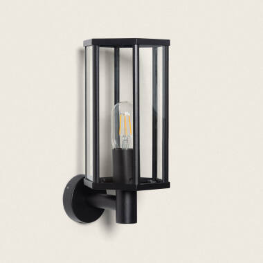 Harlech Aluminium & Glass Outdoor Wall Lamp