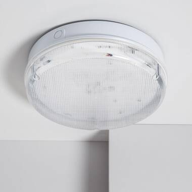 Prodotto da Plafoniera LED 24W Circolare per Esterni Ø285mm IP65 con Luce di Emergenza Non Permanente Hublot 