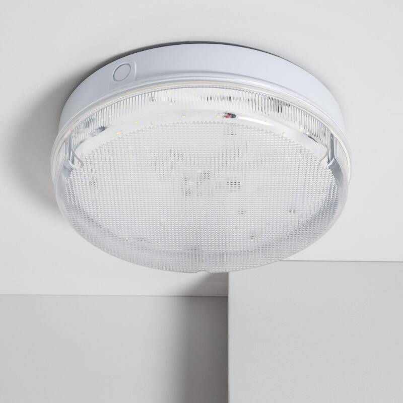 Produkt von LED-Deckenleuchte 24W Rund für Aussen Ø285 mm IP65 mit Nicht Permanentem Notlicht Hublot