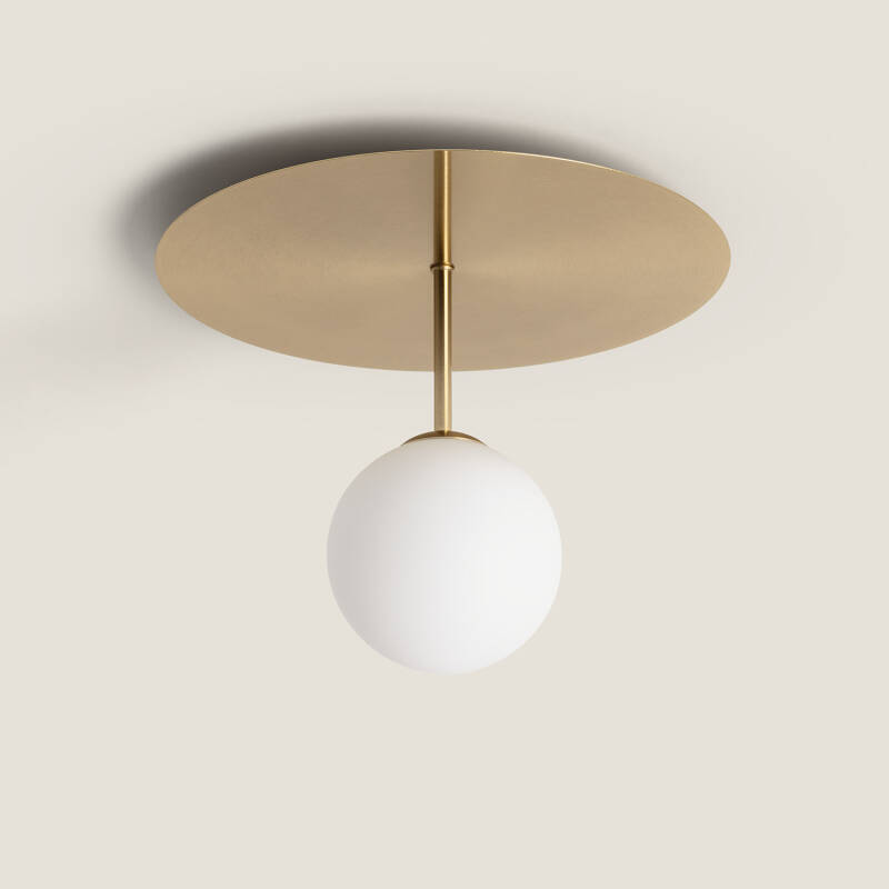 Prodotto da Lampada da Soffitto Metallo e Vetro Moonlight Brass