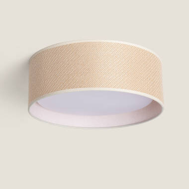 Rufus Round Rattan Ceiling Lamp Ø360