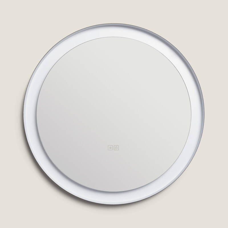 Product of Nahia Anti-Fog LED Mirror for Bathroom Ø60 cm