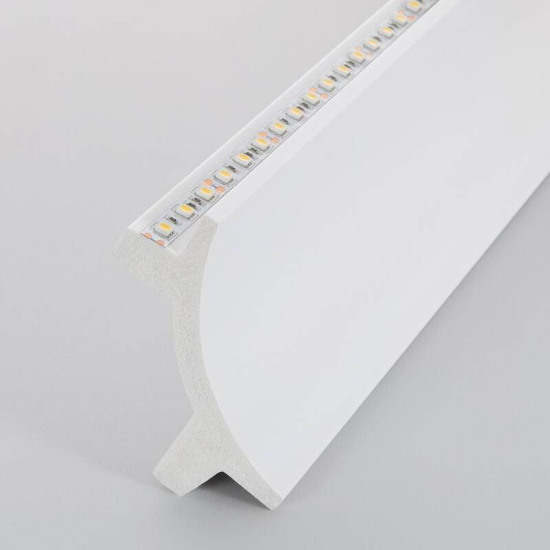 Producto de Sockelleiste für 2 LED-Streifen 2m Bogen Design