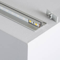 Product 1m Aluminium Double Frame Surface Profile for LED Strips up to 10 mm