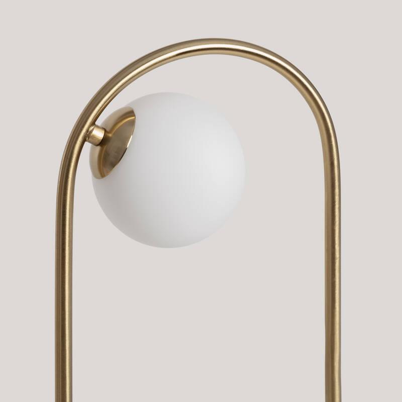 Produkt od 2 Bodová Stolní Lampa z Kovu a Skla Moonlight Brass