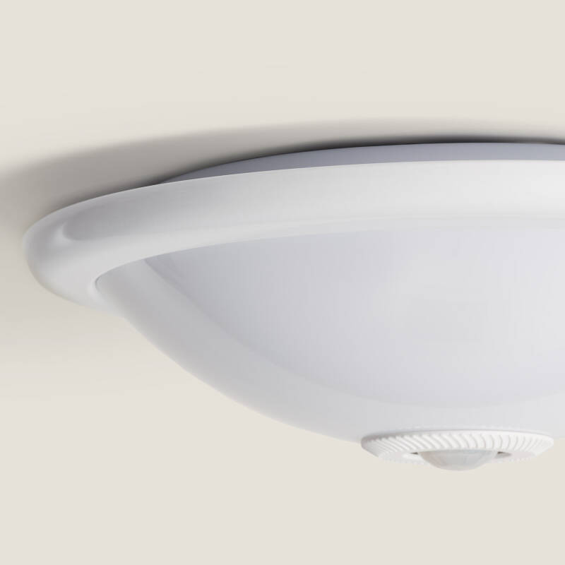 Product of Round x2 E27 LED Ceiling Panel with PIR Movement & Twilight Sensor 