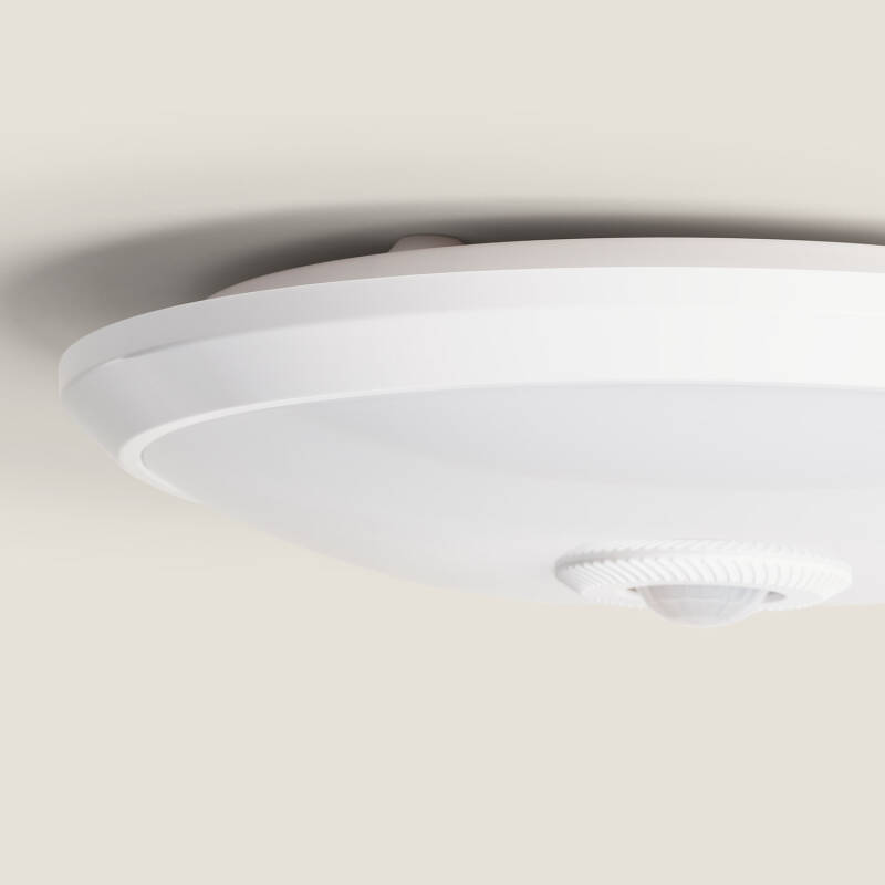 Prodotto da Plafoniera LED 20W con Sensore di Movimento PIR e Crepuscolare Design