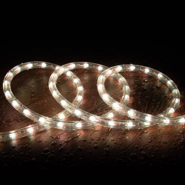 Product of 220V AC Round RGB LED Rope Light 36LED/m Cut at Every 100cm IP65