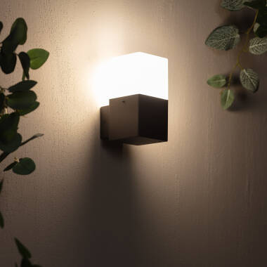 Product van Wandlamp Outdoor Aluminium Domus Zwart