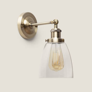 Linstead Metal & Glass Wall Lamp