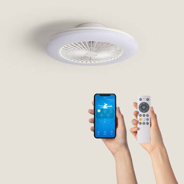 Zante SMART WIFI RGB+W LED Ceiling Fan in Ø 50cm