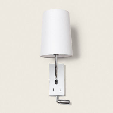 Prodotto da Lampada da Parete con Luce da Lettura 2.5W Metal Silver-Teylo Conne