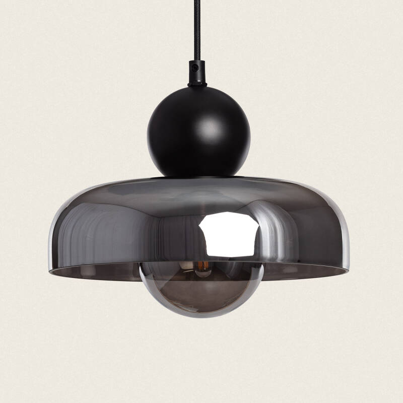 Product van Hanglamp Metaal en Glas Carlize