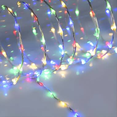 Guirlande Extérieure LED Transparente RGB 24 m