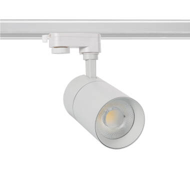 Spot LED New Mallet Dimmable CCT Sélectionnable 20W (UGR 15) pour Rail Triphasé (3 Allumages)