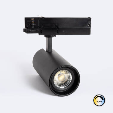 Produit de Spot LED Fasano 30W pour Rail Triphasé No Flicker Dimmable Noir