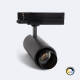 Prodotto da Faretto LED Fasano Nero 30W Cilindro Regolabile No Flicker per Binario Trifase