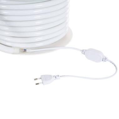 Produkt od 50m Role Stmívatelného Neon LED Pásku 220V AC 120LED/m IP67 Kruhové 360 Zelená Střih každých 100 cm