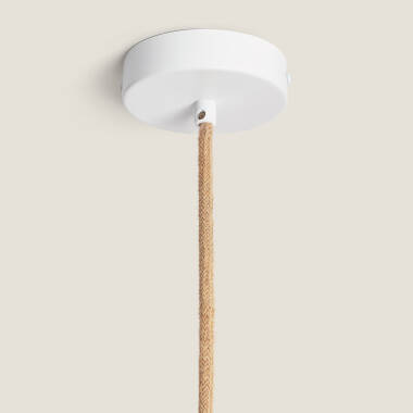 Product van Hanglamp Rotan en Stof Amaia