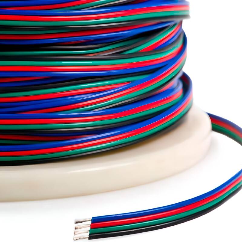 Product of Flat Electrical Cable Hose 4x0.5mm² for RGB LED Strips