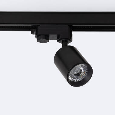 Spot LED sur Rail Triphasé 10W Dimmable Mallet Noir