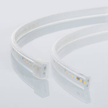 Product of 220V AC 120 LED/m Warm White IP65 Solid Dimmable LED Strip Autorectified Custom Cut every 10 cm