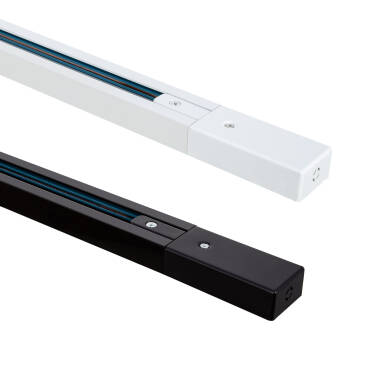 Product Rail Triphasé Aluminium 1 Mètre pour Spots LED (3 Allumages)