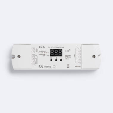 Digital SPI RGB/RGBW LED Strip Dimmer Controller compatible with RF Remote & Retractive Switch