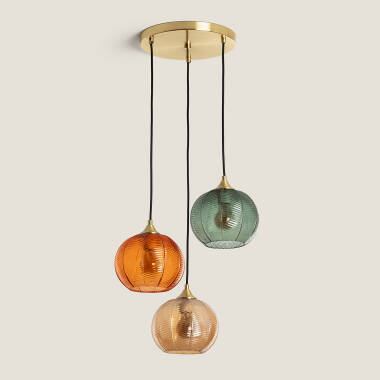 Klimt Tri Glass Pendant Lamp