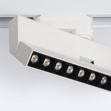 Product of 12W Elegant Optic Linear Dimmable LED Spotlight No Flicker CCT Selectable for Three Circuit Track in White