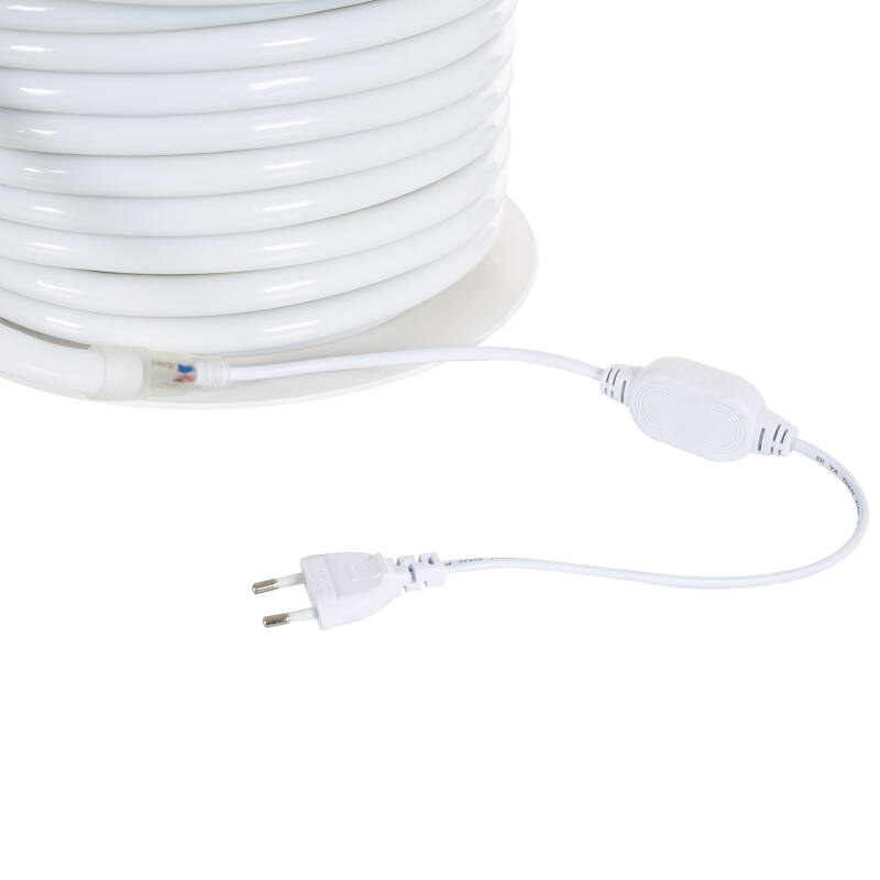 Produkt von LED-Neonstreifenrolle 220V AC 120 LED/m 50 m Rund 360 Neutrales Weiss IP67 nach Mass Schnitt alle 100 cm