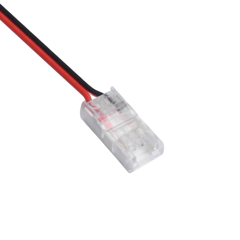 Prodotto da Connettore Hippo con Cavo per Striscia LED Monocolore 12/24V DC Larghezza 8 mm