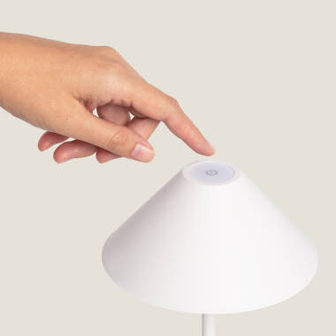 Prodotto da Lampada da Tavolo LED Portatile 3W per Esterni Metallo con Batteria Ricaricabile Chamle