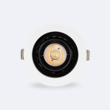 Prodotto da Faretto Downlight LED 7W COB Orientabile 360º Circolare Foro Ø 80mm CRI90 Expert Color No Flicker 