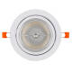 Produit de Collerette Downlight Encastrable Ronde Orientable pour Ampoule LED GU10 AR111 Coupe Ø120 mm 