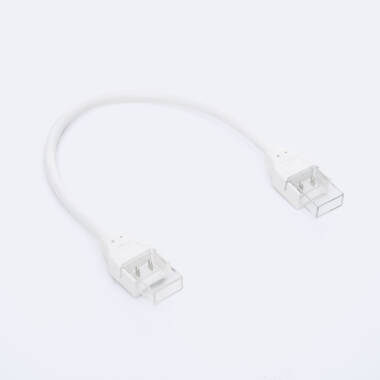 Double Hippo Connector with Cable for 220V AC Monochrome Autorectified COB Silicone FLEX LED Strip 10mm Wide