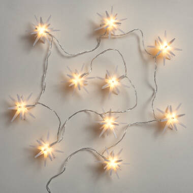 1.4m LED Star Garland Battery Operated