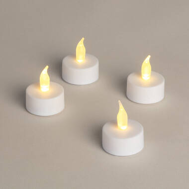 Pack 4 Bougies LED Mini à Piles Hobley