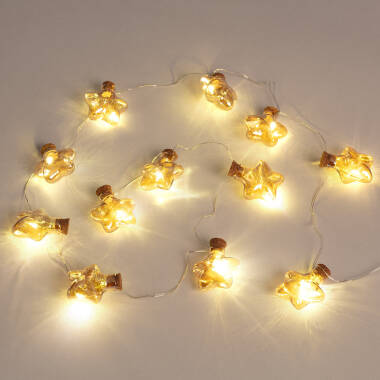 Heryt LED Star Garland with Battery