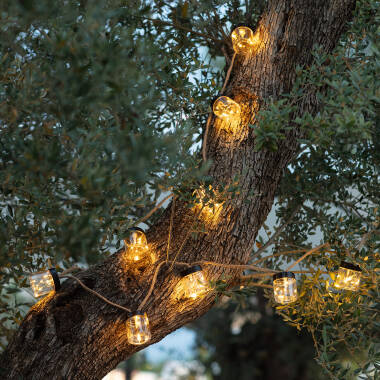 Ghirlanda LED Solare per Esterni Tarros 2m