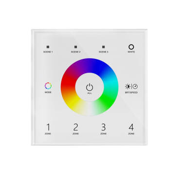 4 Zone Tactile DMX RGBW Master Dimmer