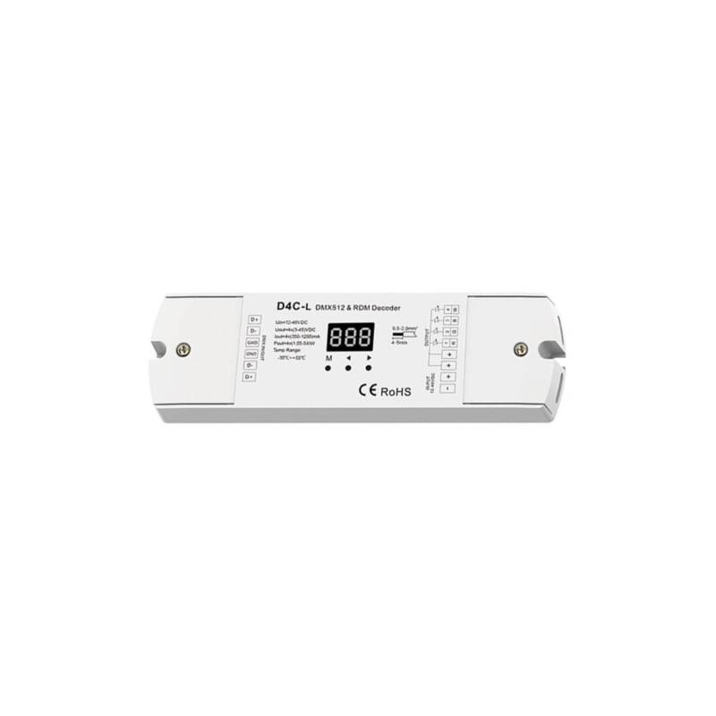 Produit de Décodeur DMX512 & RDM de 12-48V DC 350-1200mA 4 Canaux