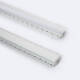 Product of 2m Aluminium Recessed in Plaster / Plasterboard for Double LED Strips 