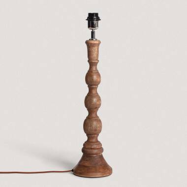 Anand Wooden Table Lamp ILUZZIA