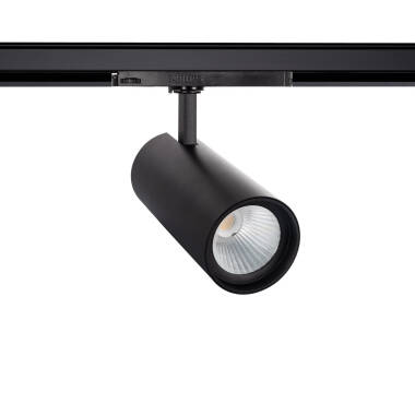 Spotlight d'Angelo Zwart LED 40W LIFUD voor Driefasige Rail