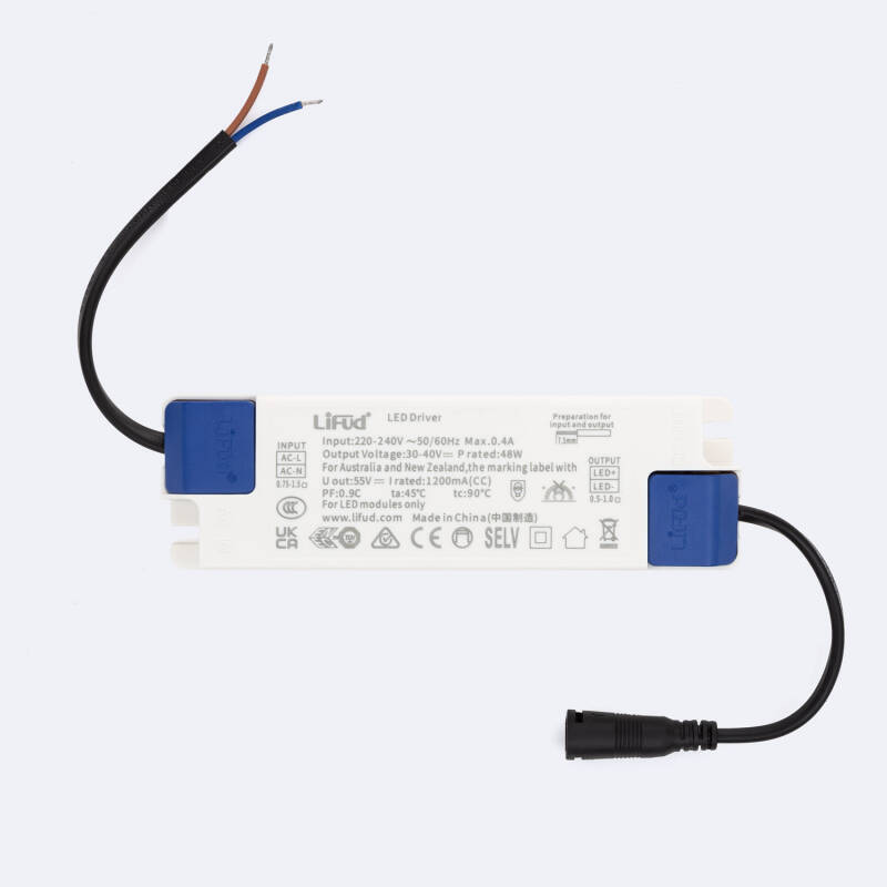 Product van Driver LIFUD 220-240V No Flicker Uitgang 30-40V 1200mA 48W LF-GIF050YS1200H 