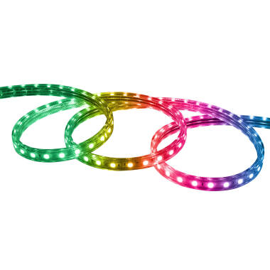 Product van LED Strip RGB 360 220V AC 60 LED/m op Maat In te korten om de 100cm en 16 mm Breed