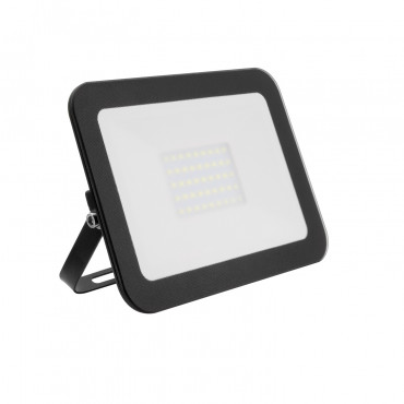 Product LED-Flutlichtstrahler 30W 120lm/W IP65 Slim Glas Schwarz