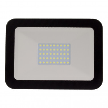 Produkt von LED-Flutlichtstrahler 30W 120lm/W IP65 Slim Glas Schwarz